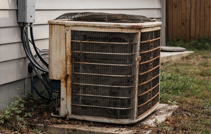 Old inefficient unit